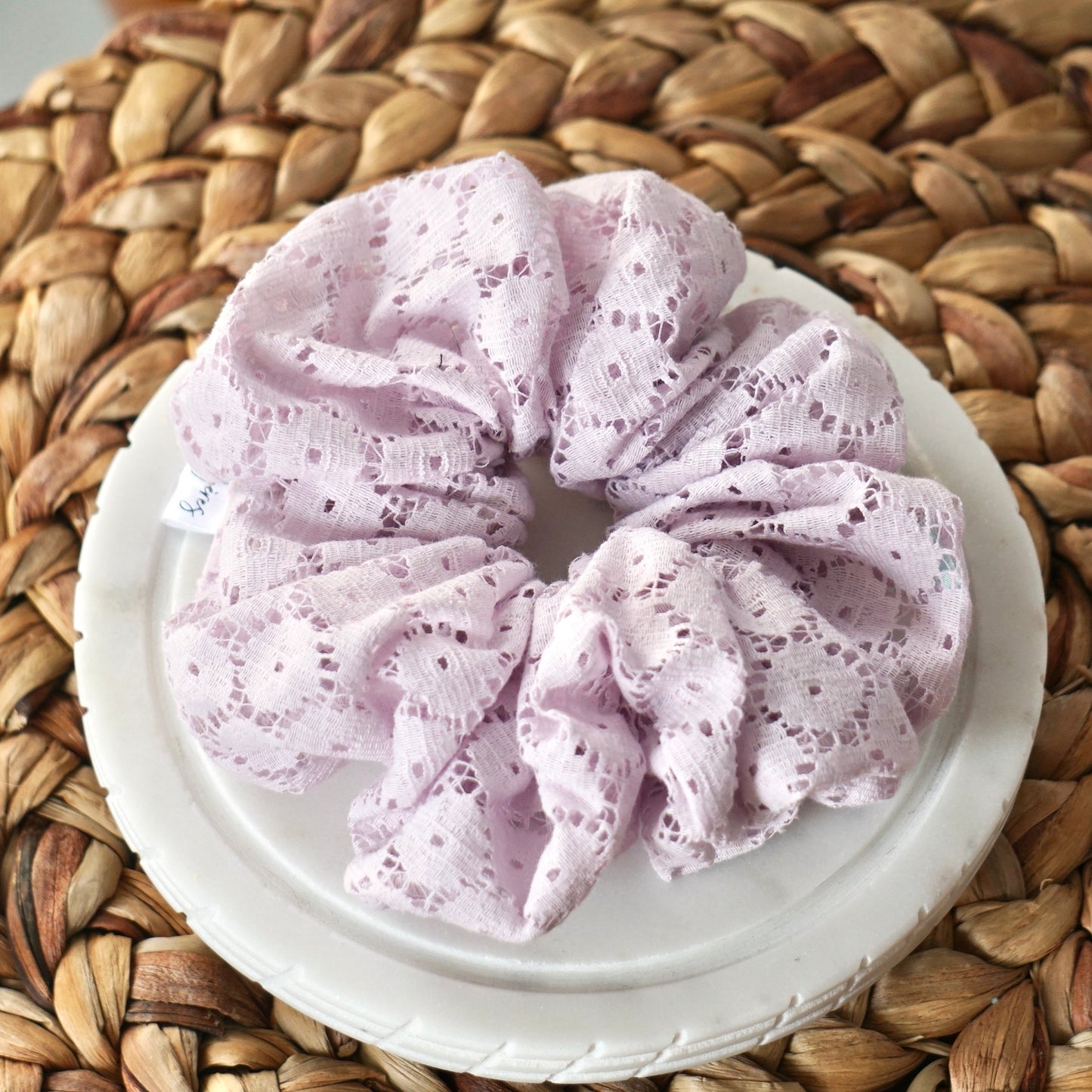 Chouchou XL - Dentelle lilas